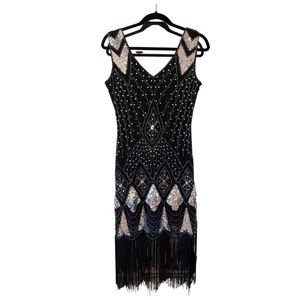 Unique Vintage Flapper Dress
